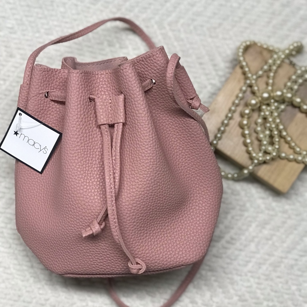 Purses | Macy's Blush Pink Bucket Bag